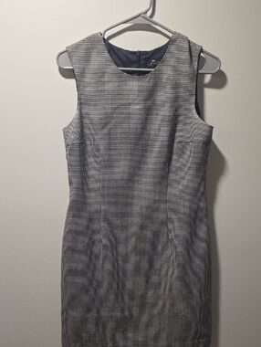 The Limited Black & White Houndstooth Sheath Dress